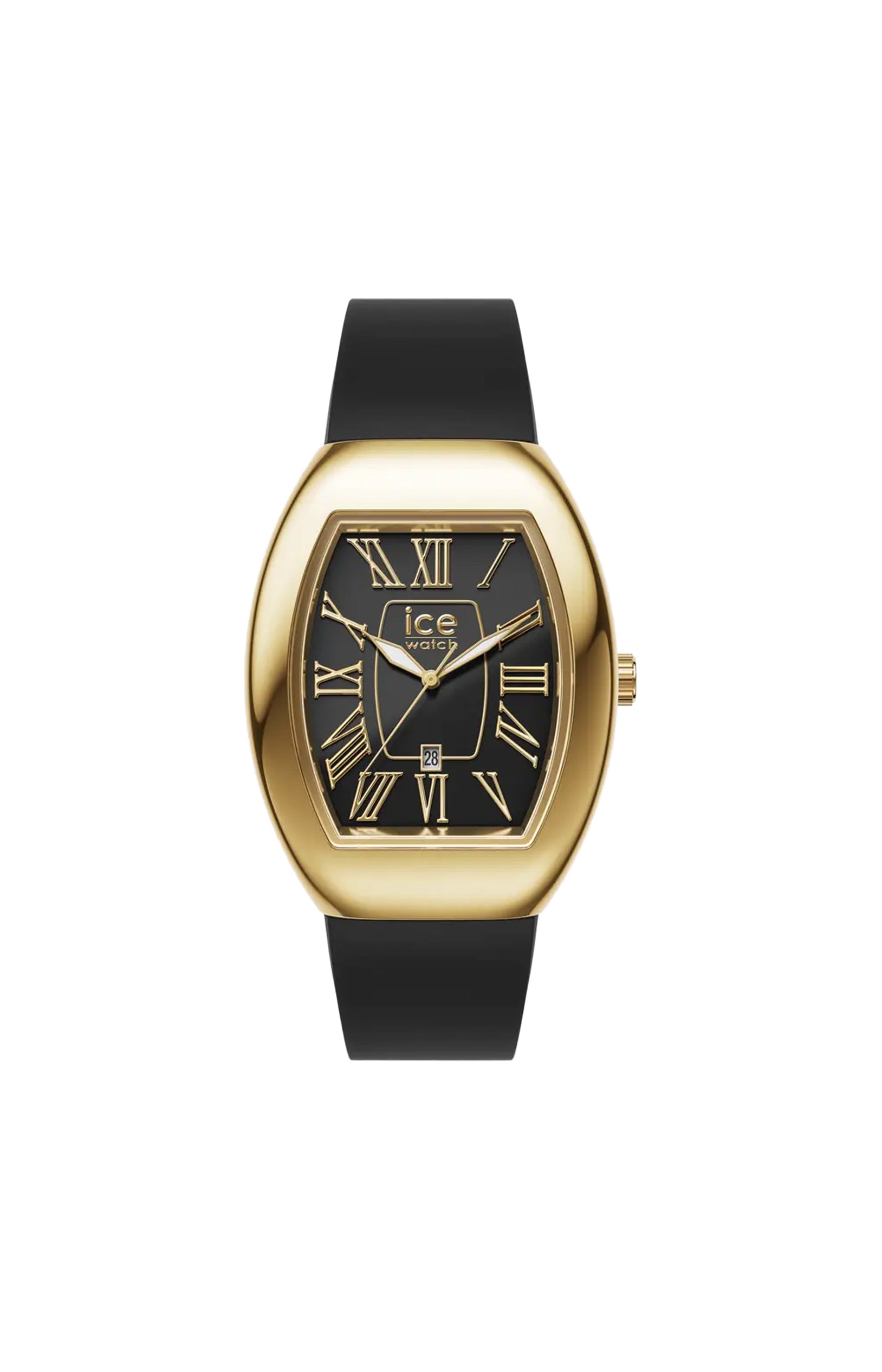 Montre à quartz - ICE boliday - Dome - Noir et doré - Small