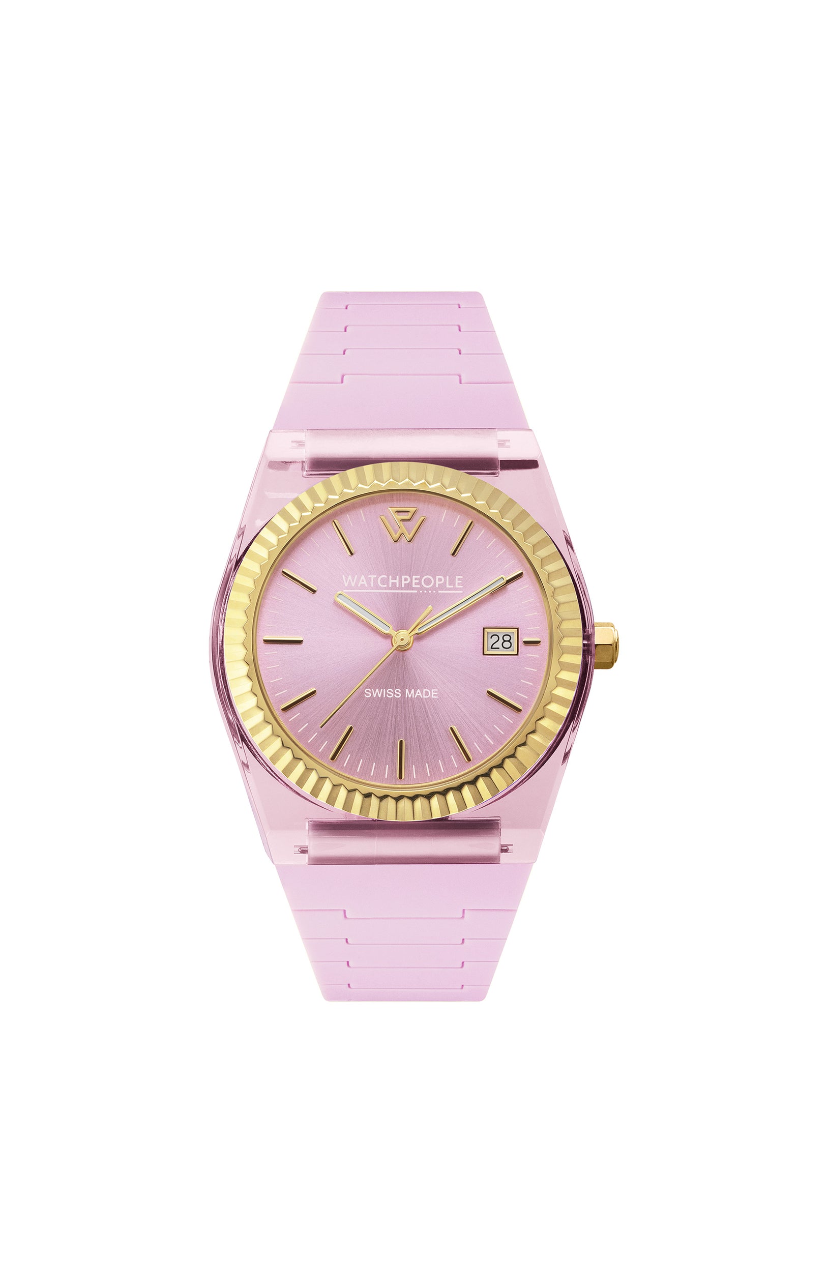 Montre à quartz - Clear Sili - Rose