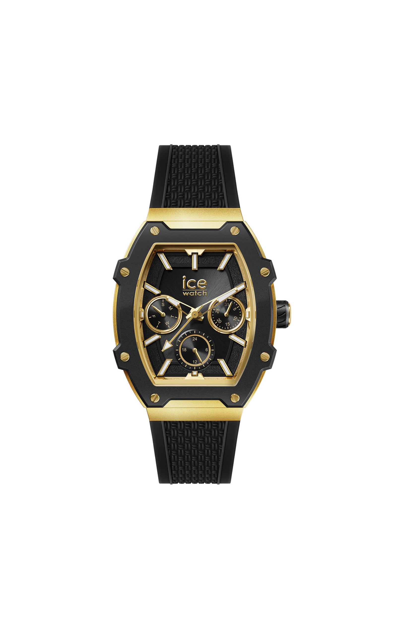 Montre à quartz - ICE boliday - Noir & doré - Medium