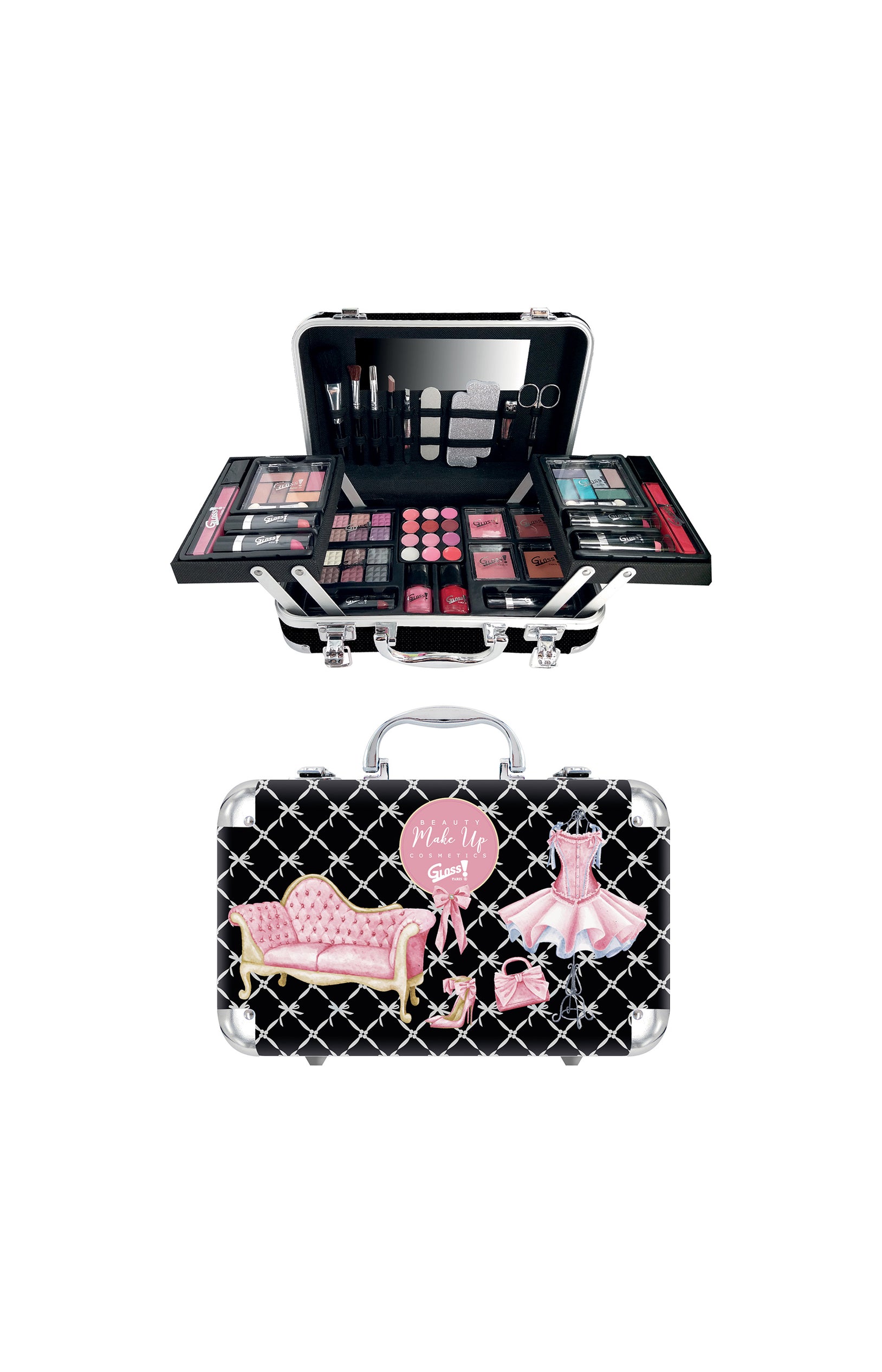 Mallette de maquillage - Glamour - 64 pièces