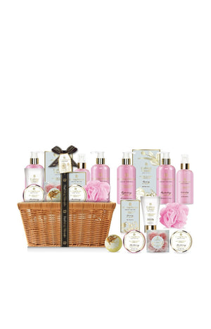 Coffret panier de bain - Rose - 11 produits