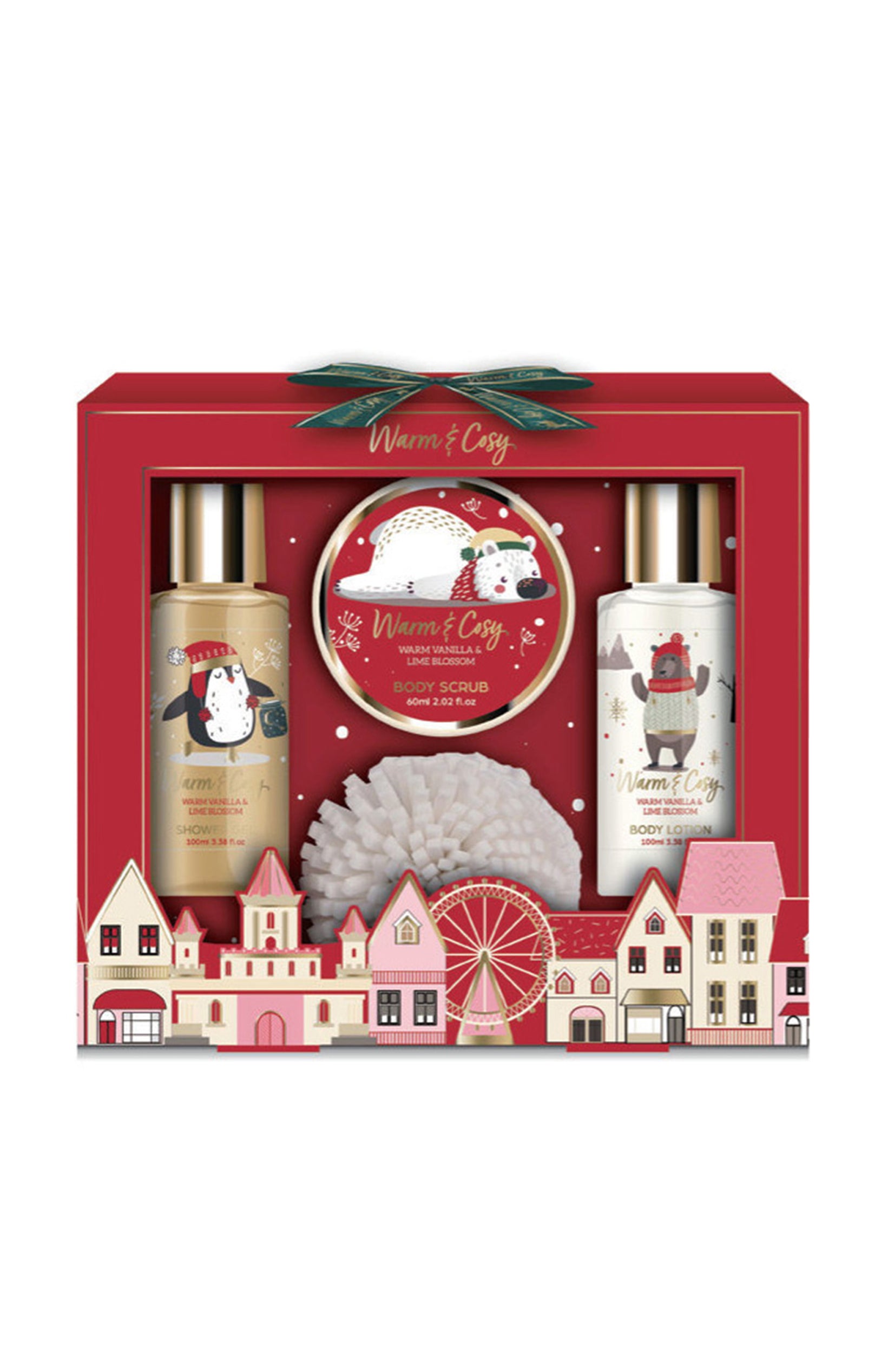 Coffret de bain - Warm & cosy charming - 4 produits
