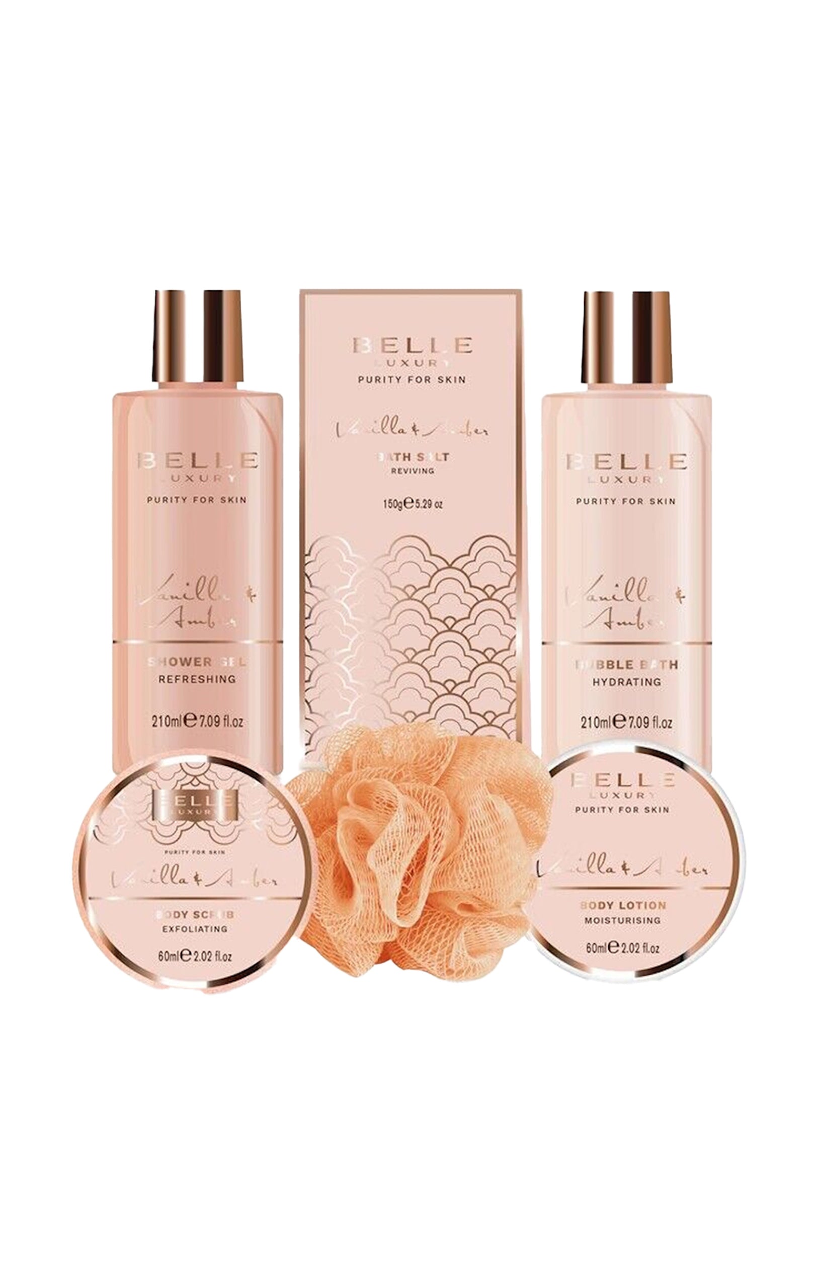 Coffret de bain - Belle Luxury In Amber - 6 produits