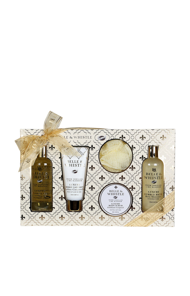 Coffret de bain - Belle Luxury in Gold - 5 produits