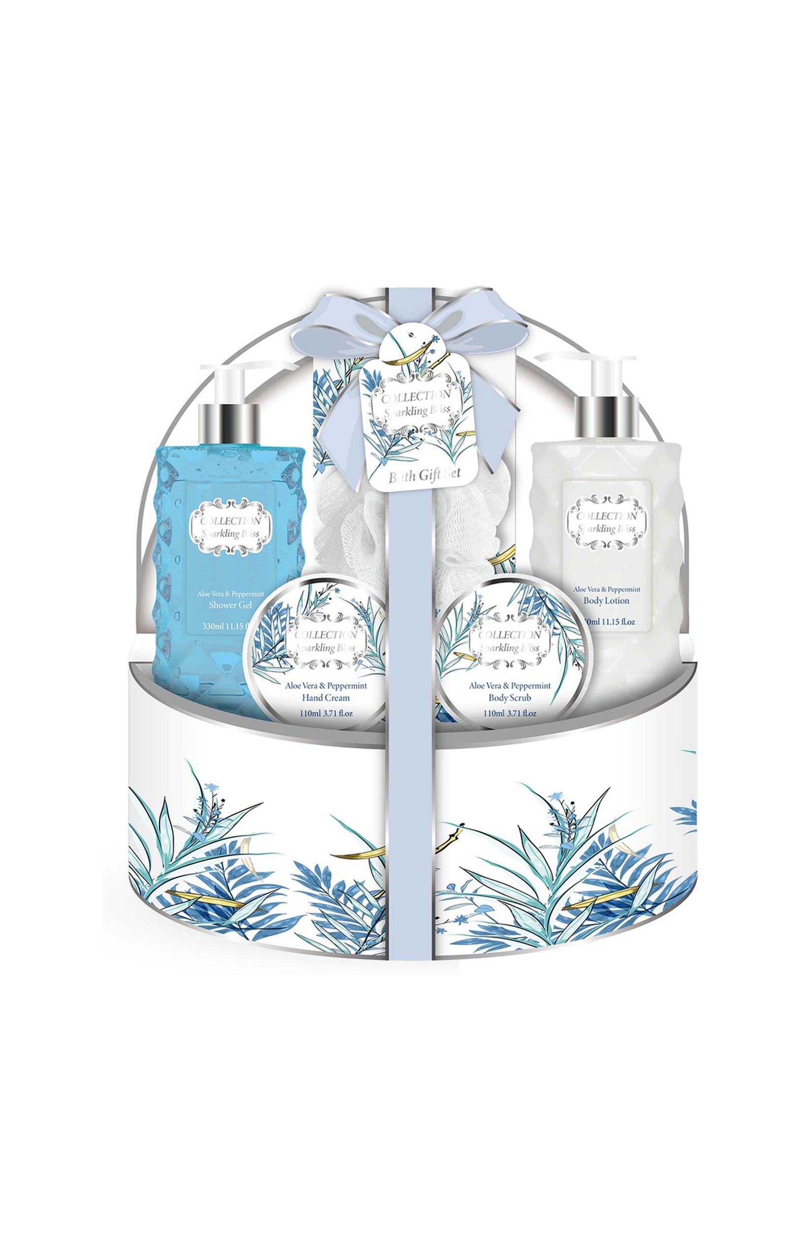 Coffret bain - Sparkling Bliss - Menthe proivré & aloe vera - 6 produits