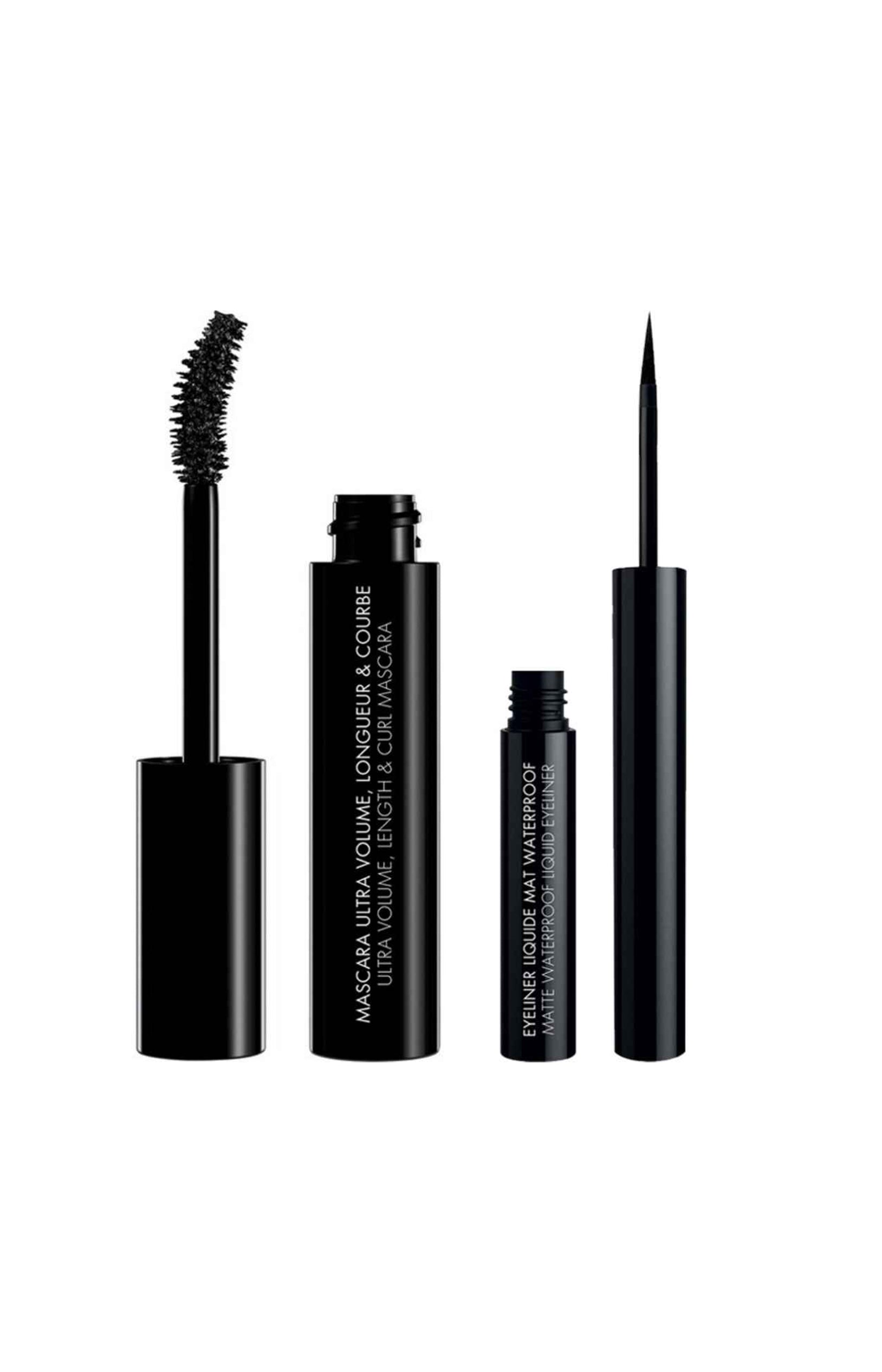Mascara ultra volume & eyeliner liquide - Noir