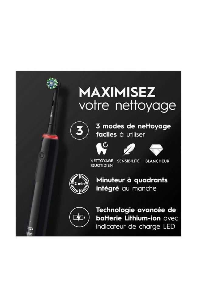 Duo brosses à dents électrique - Pro 3900 - Noir