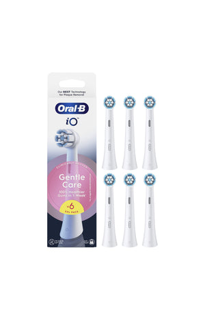 Lot de 6 brossettes de rechange - Gentle Care - Blanc