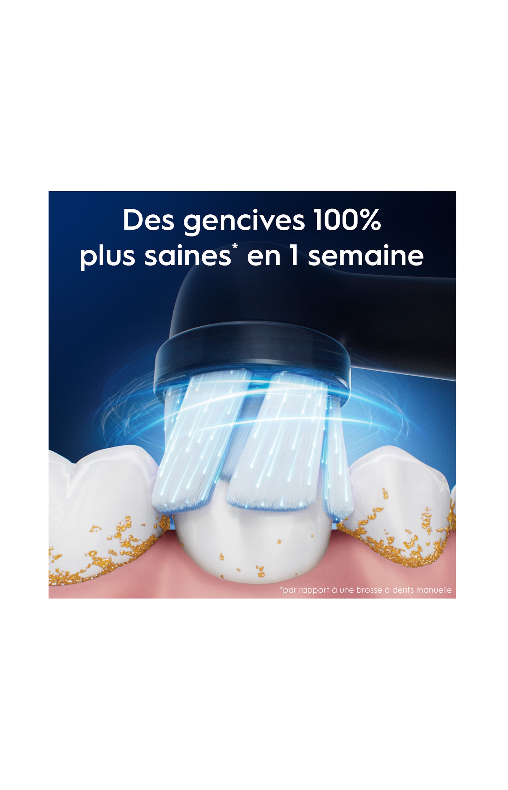 Lot de 6 brossettes de rechange - Gentle Care - Noir