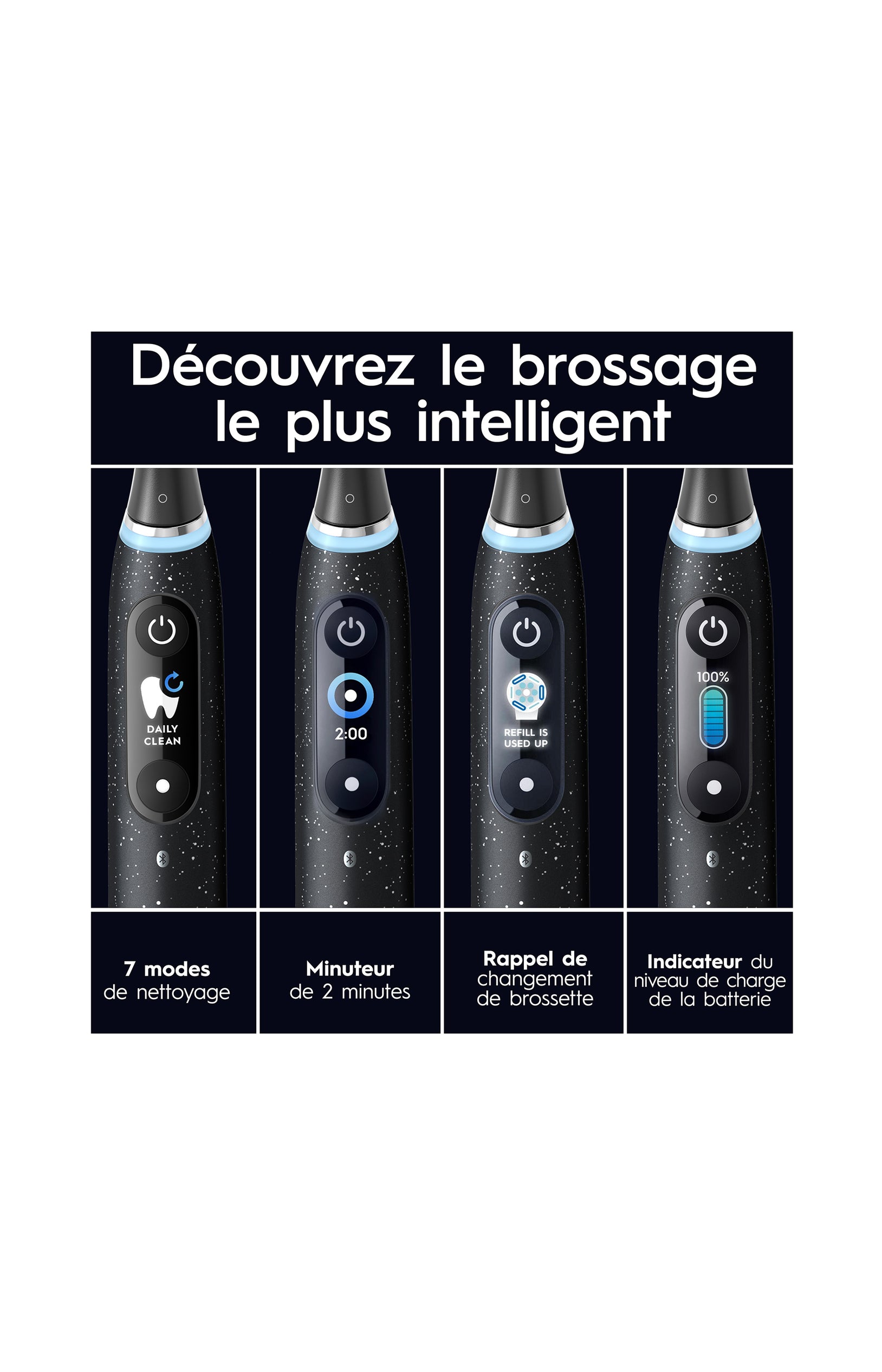 Brosse à dents électrique - iO10 Spreckels - Noir