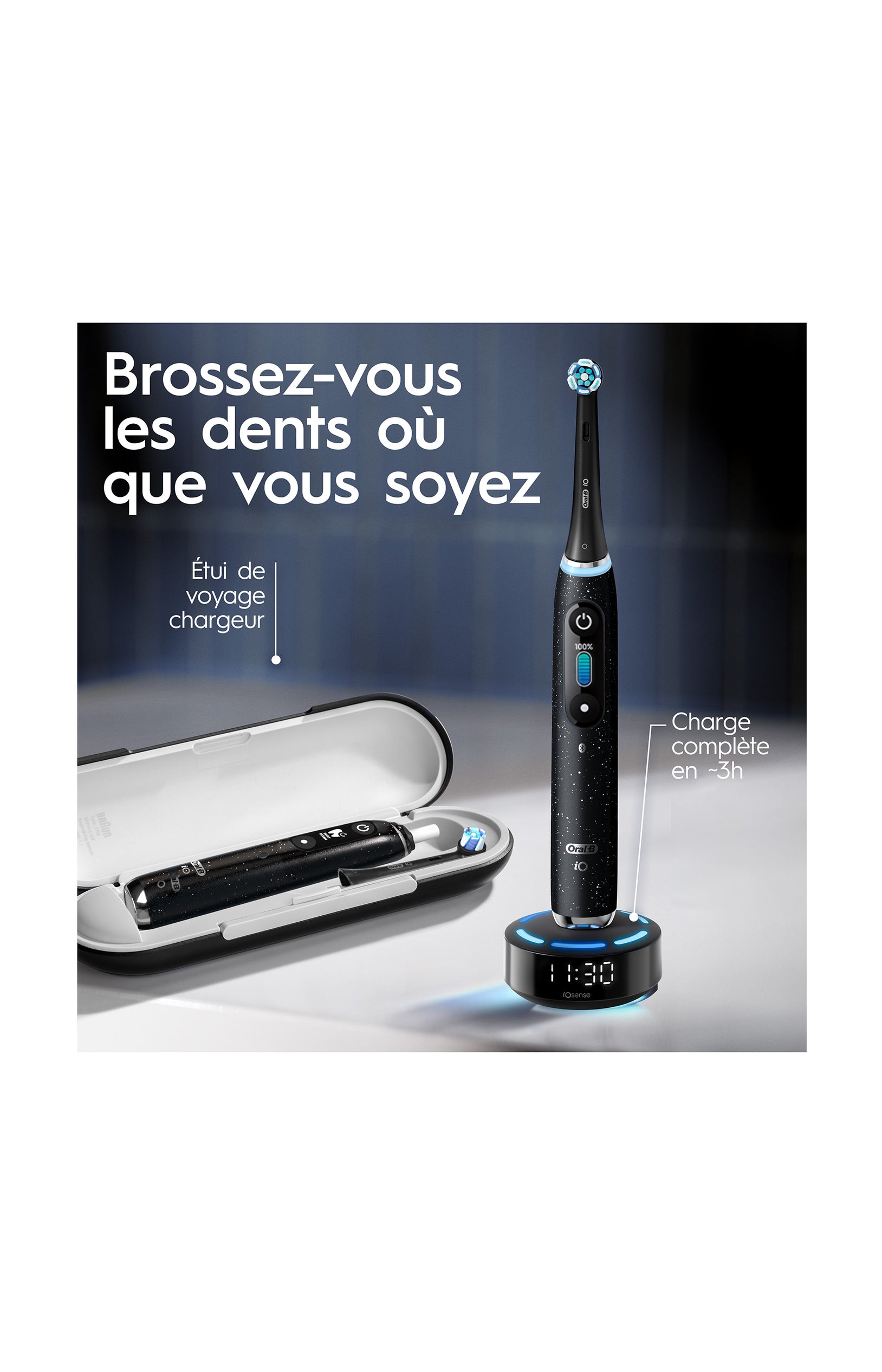Brosse à dents électrique - iO10 Spreckels - Noir