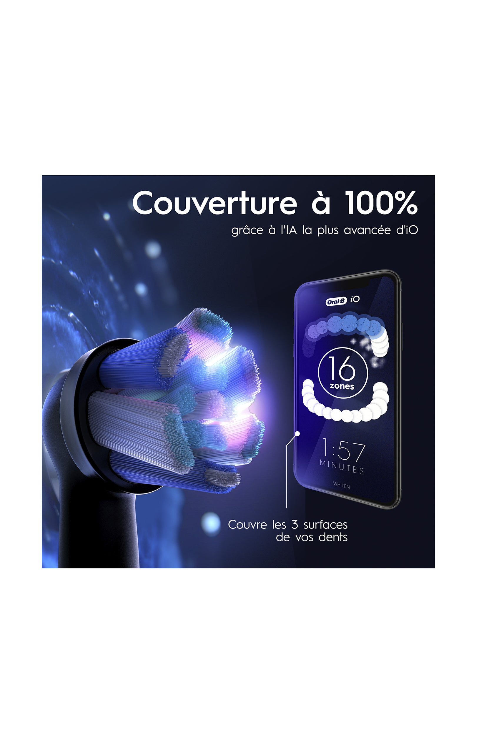 Brosse à dents électrique - iO10 Spreckels - Blanche