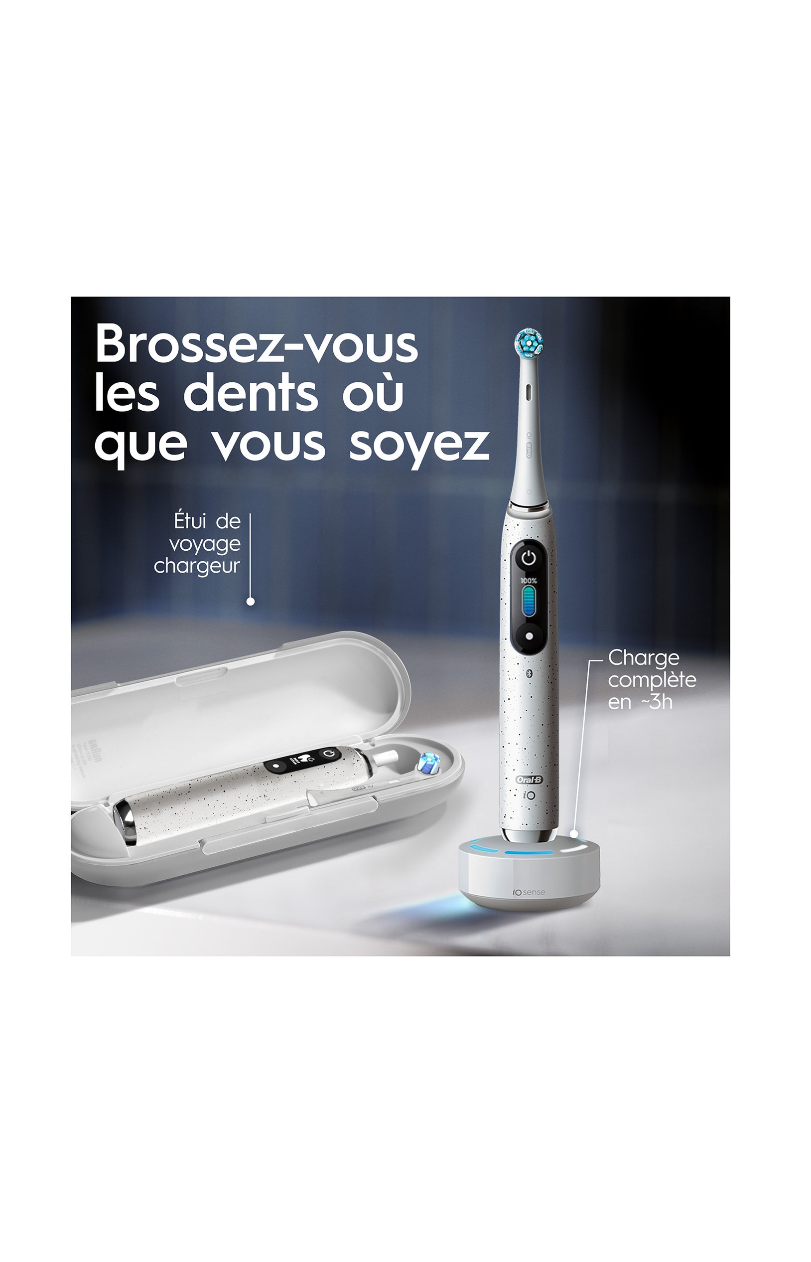 Brosse à dents électrique - iO10 Spreckels - Blanche