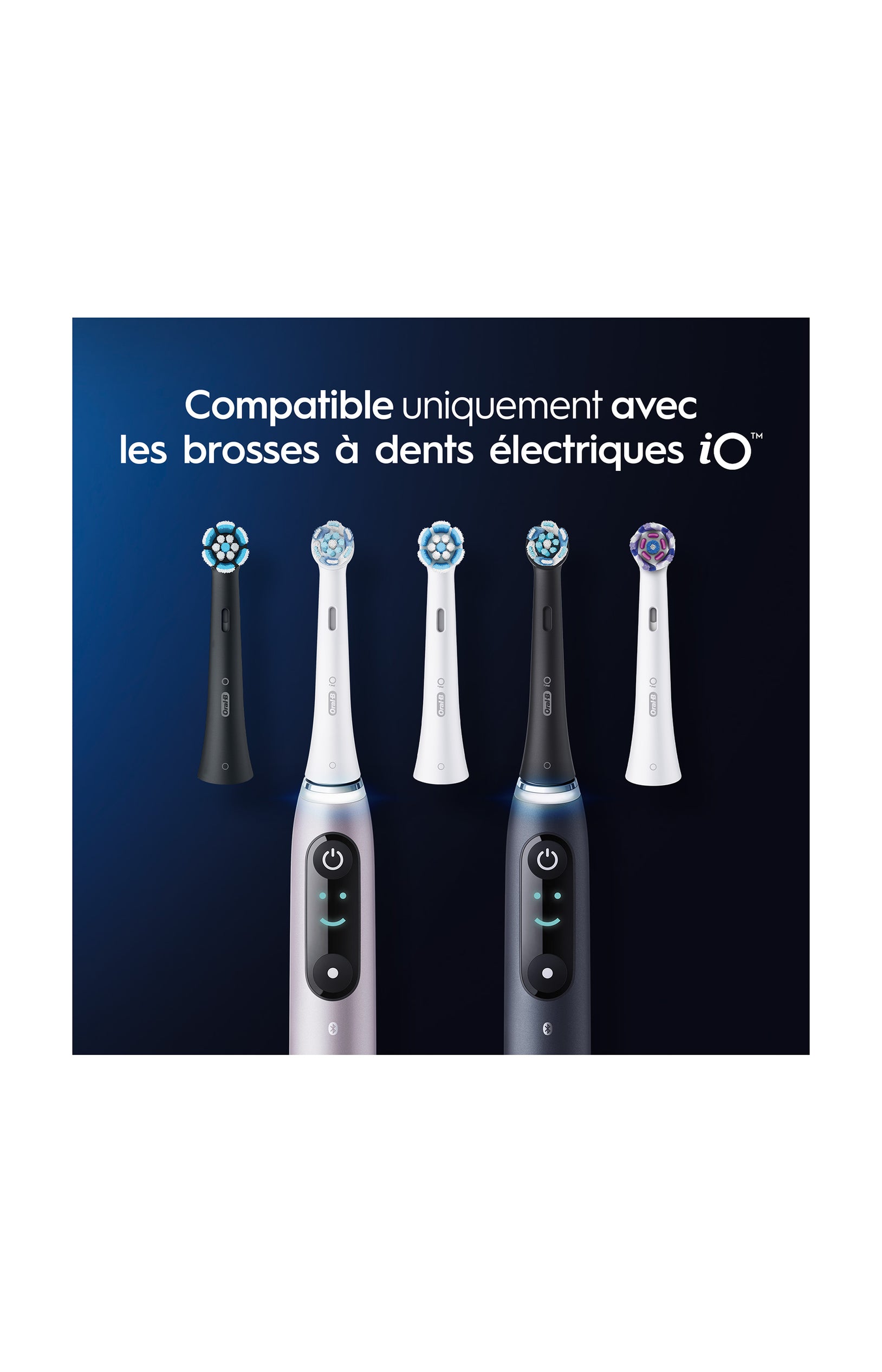 Lot de 6 brossettes de rechange - Ultimate Clean - Noir