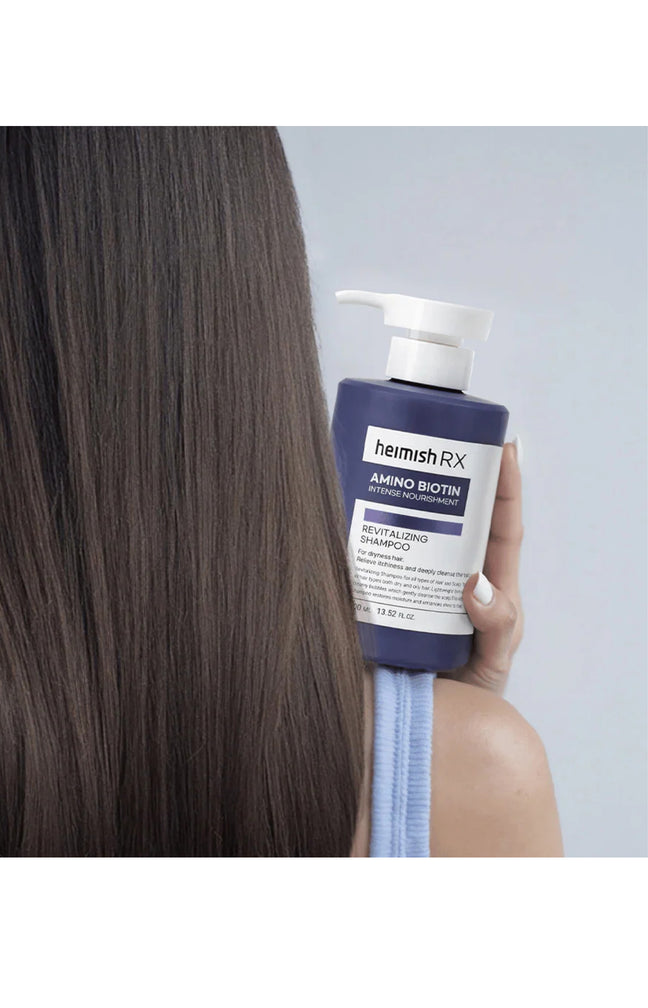 Heimish - Shampoing revitalisant - Biotine & acides aminés - Cheveux fragiles - 400 ml