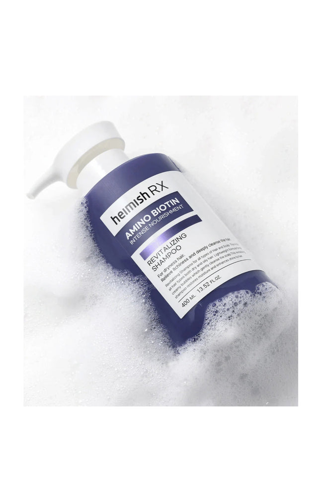 Heimish - Shampoing revitalisant - Biotine & acides aminés - Cheveux fragiles - 400 ml