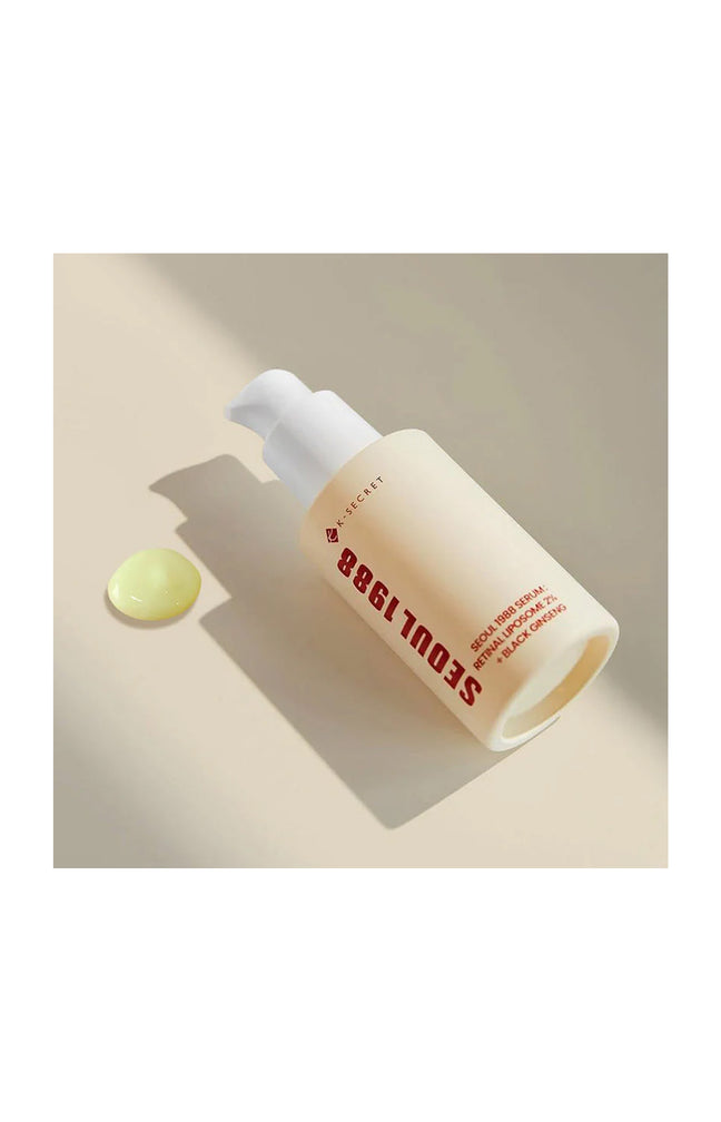K-Secret Seoul 1988 - Sérum lissant - Vitamine A & ginseng - Visage - 30 ml