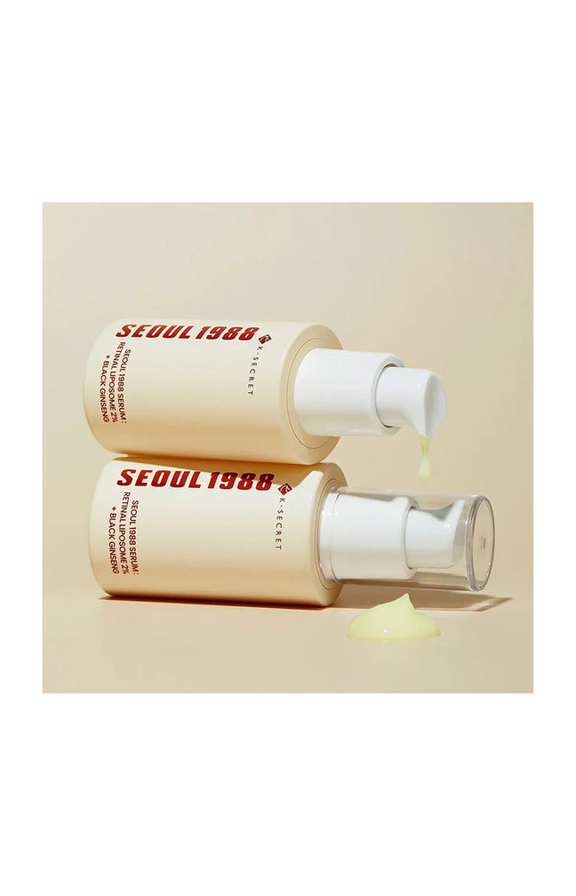 K-Secret Seoul 1988 - Sérum lissant - Vitamine A & ginseng - Visage - 30 ml