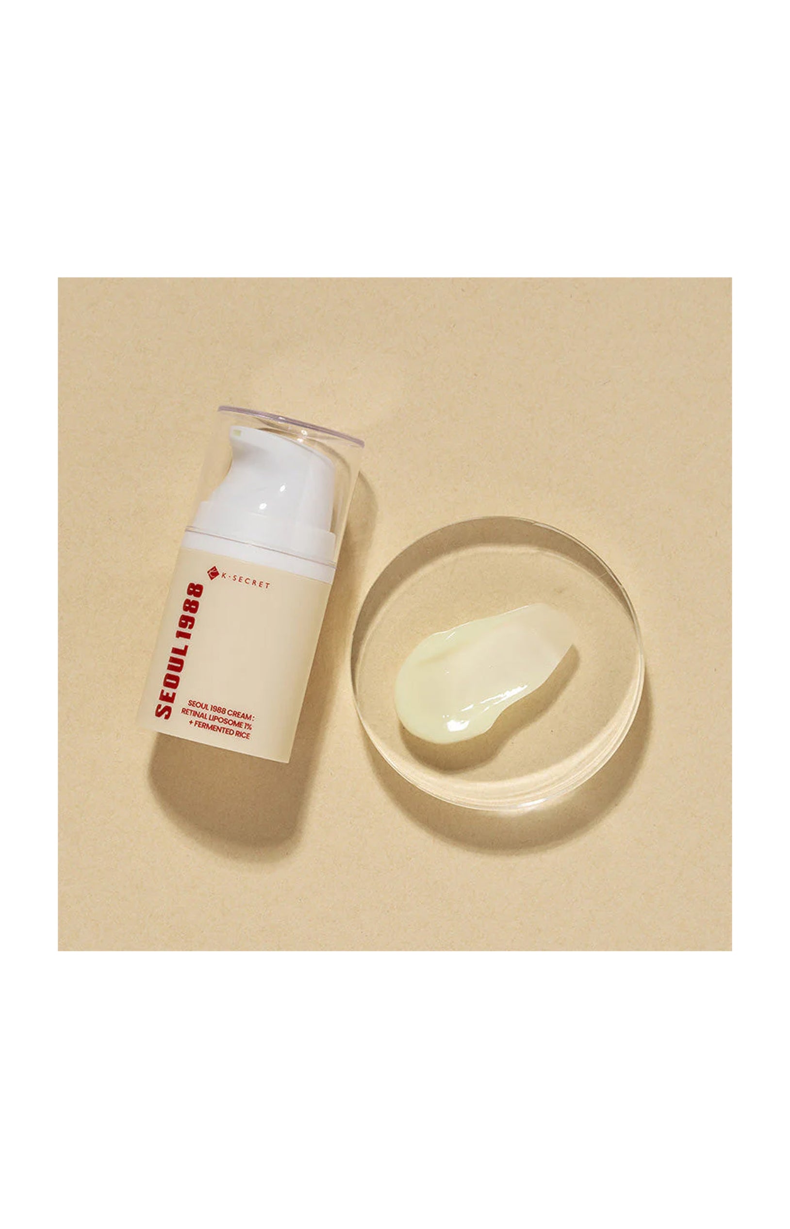 K-Secret Seoul 1988 - Crème anti-âge - Peptides & bakuchiol - Visage - 50 ml