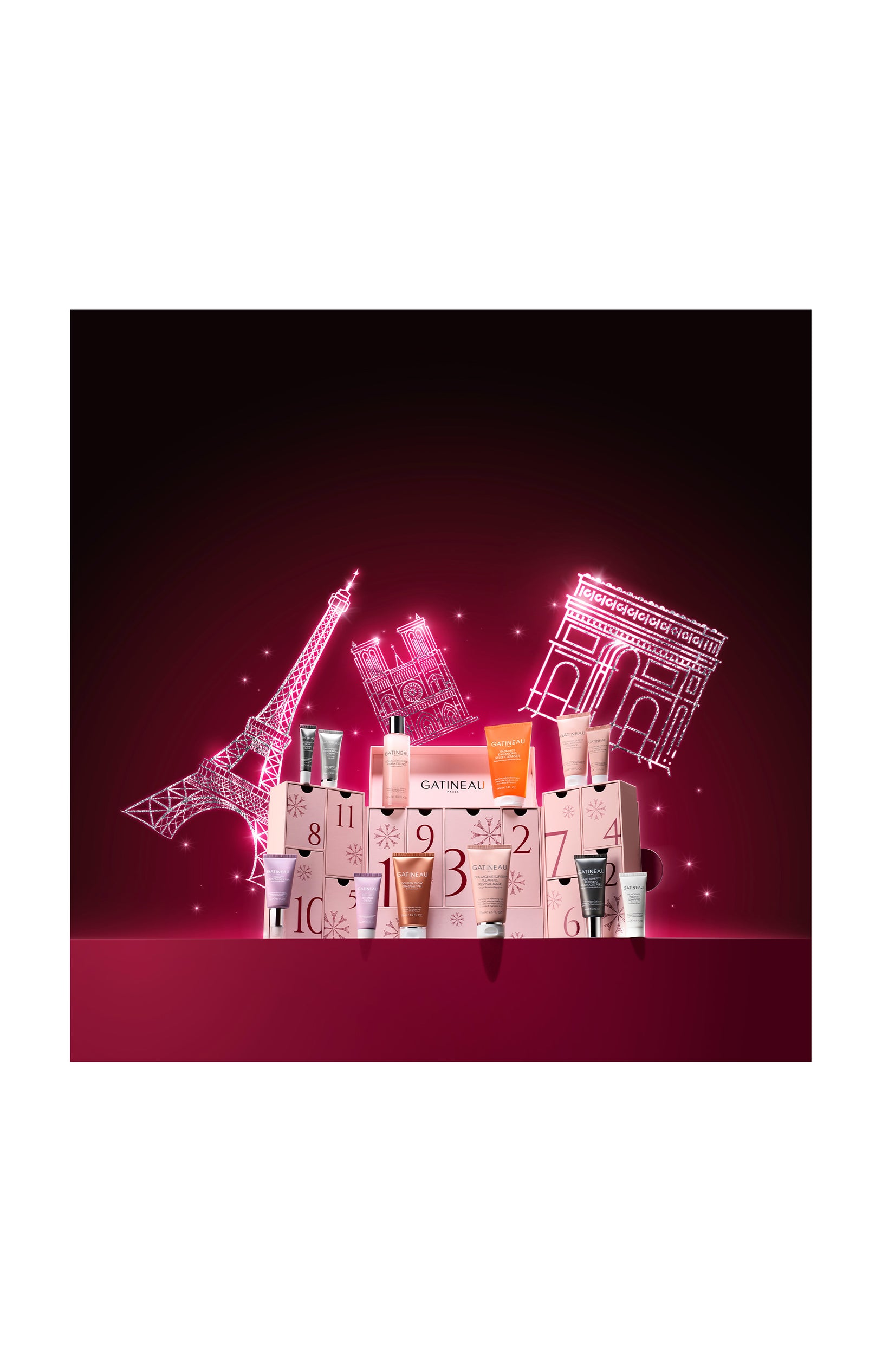 Calendrier de l'Avent - Soins visage & corps - 12 produits