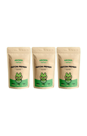 Pack matcha premium bio - 3 x 100 g