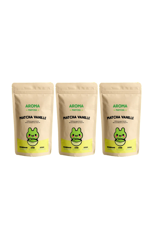 Pack matcha vanille - 3 x 100 g