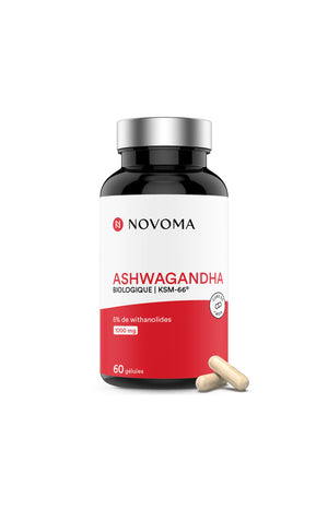 Ashwagandha Bio KSM-66® - Revitalisant & relaxant - 1 mois