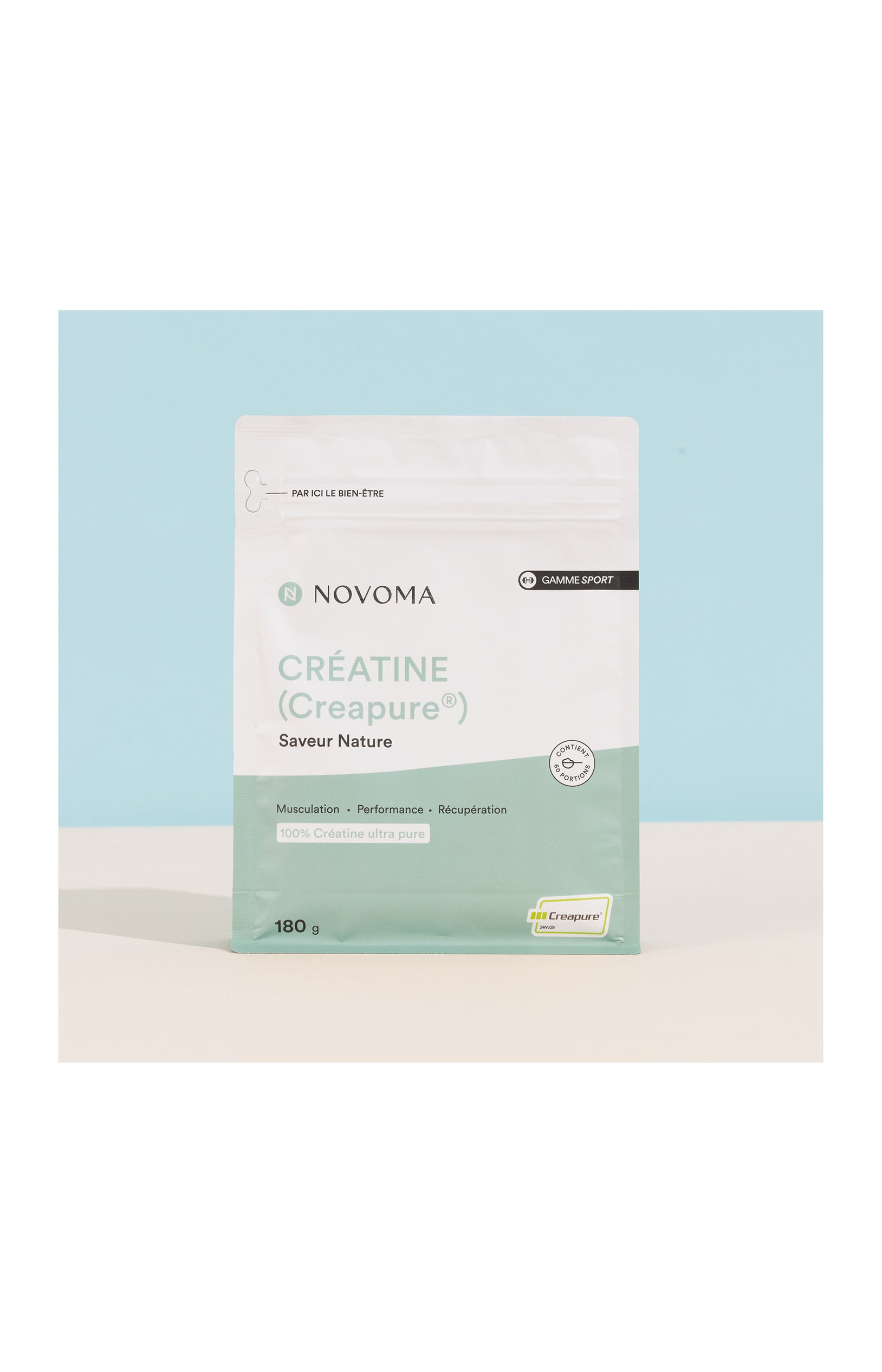 Créatine Creapure® - Sport - Saveur nature - 180 g