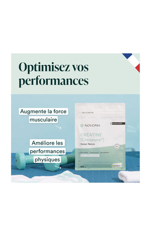 Créatine Creapure® - Sport - Saveur nature - 180 g