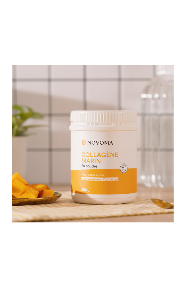 Collagène Marin - Peau & articulations - Saveur mangue - 3 x 28 jours