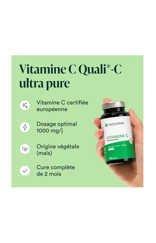 Vitamine C Quali®-C - Immunité & tonus - 2 mois