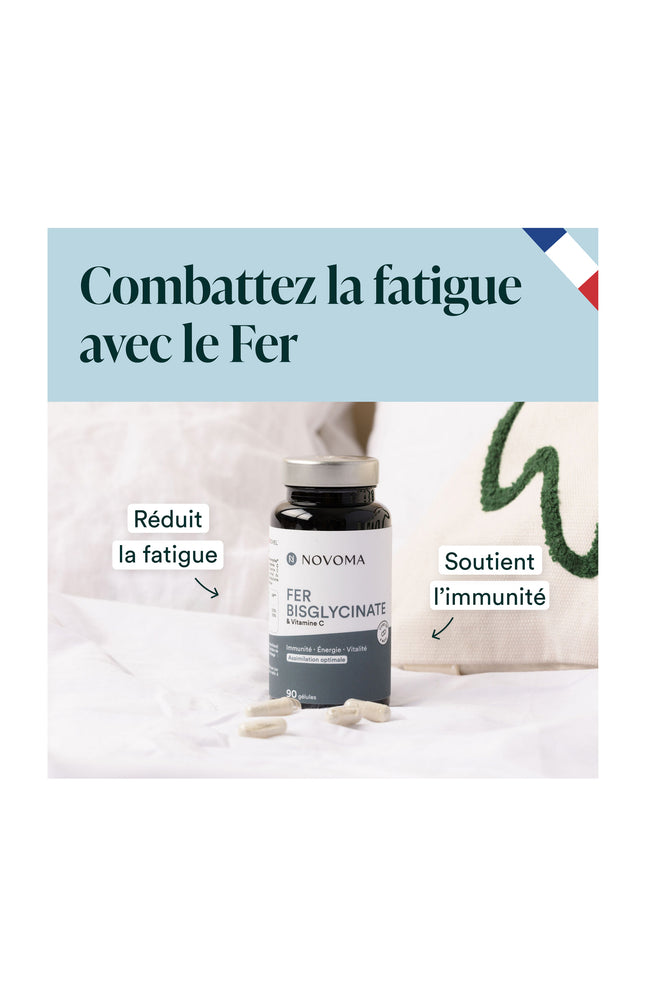 Fer Bisglycinate - Immunité a énergie - 3 mois