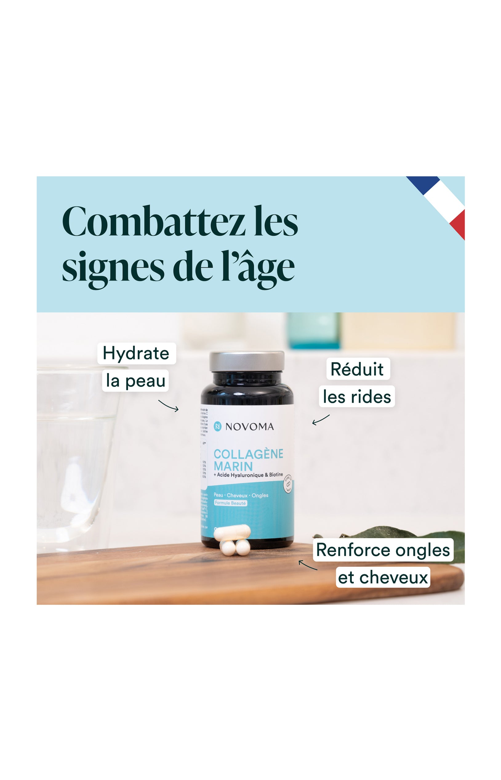 Collagène Marin - Peau, cheveux & ongles - 1 mois