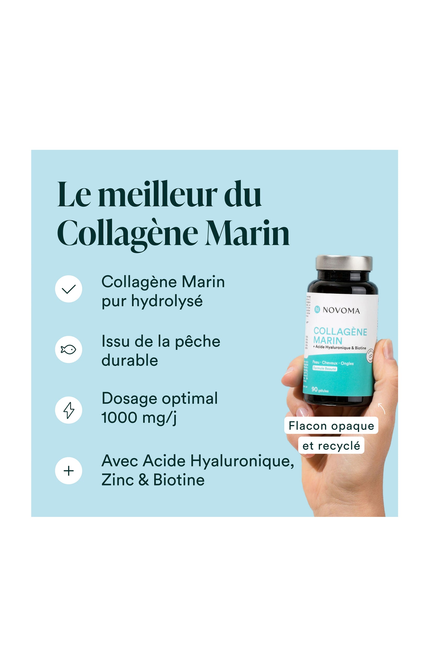 Collagène Marin - Peau, cheveux & ongles - 1 mois