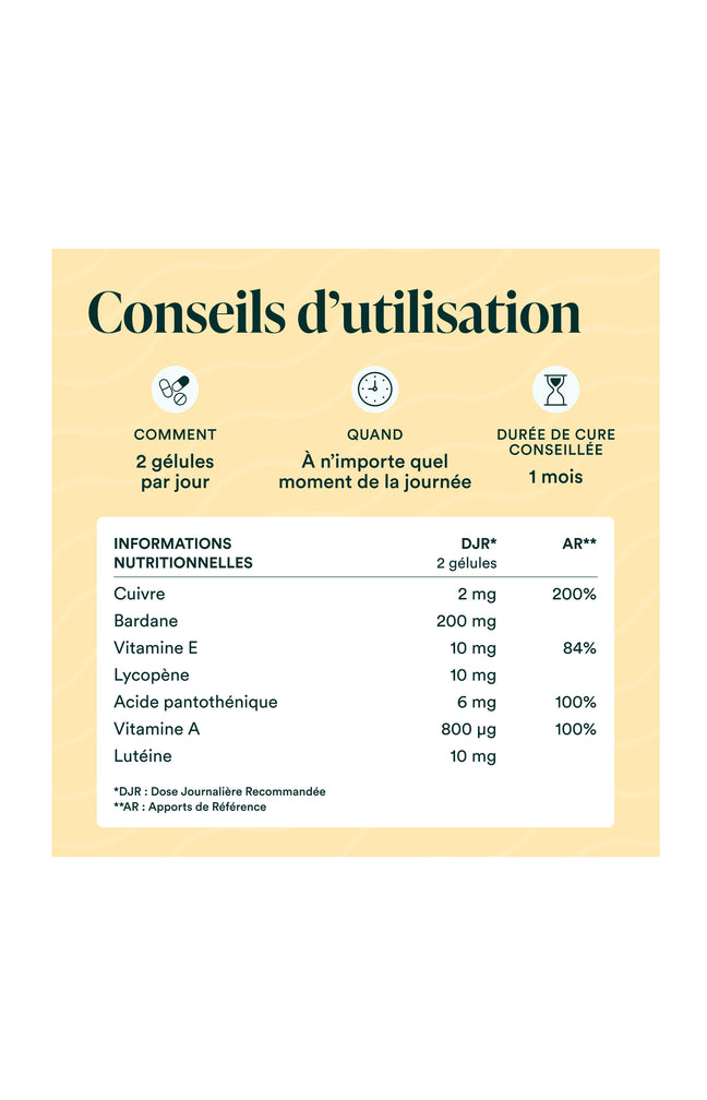 Formule Soleil - Protection & bronzage - 1 mois
