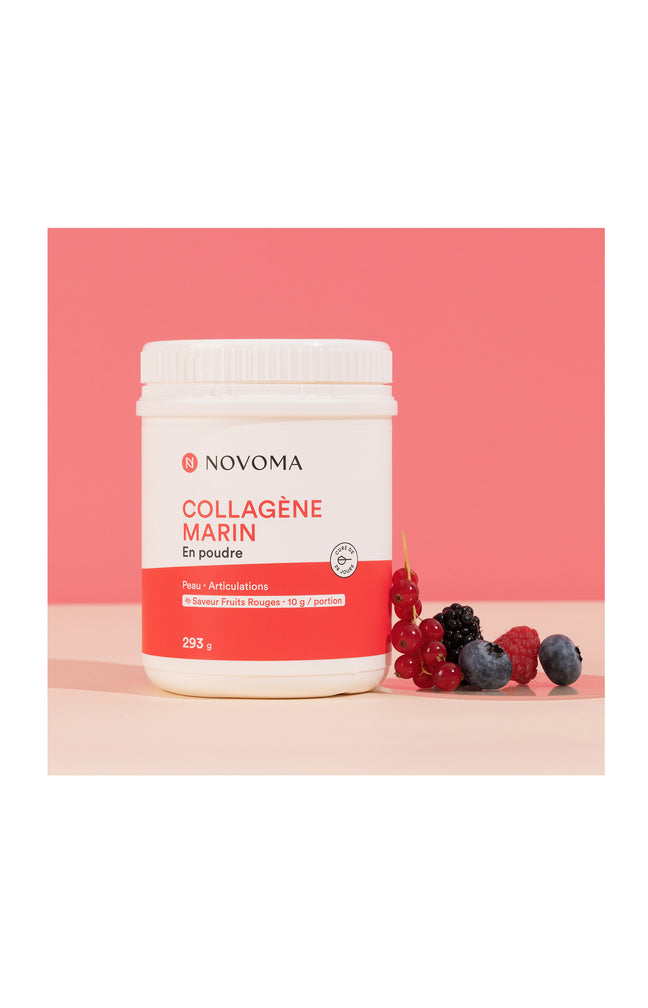 Collagène Marin - Peau & articulations - Saveur fruits rouges - 3 x 28 jours