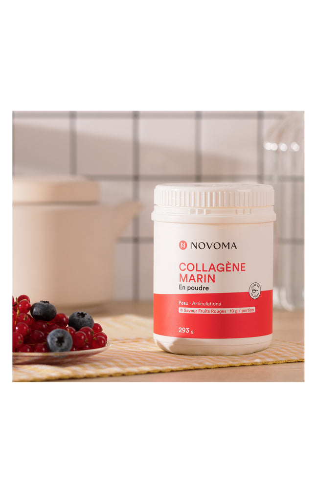 Collagène Marin - Peau & articulations - Saveur fruits rouges - 3 x 28 jours