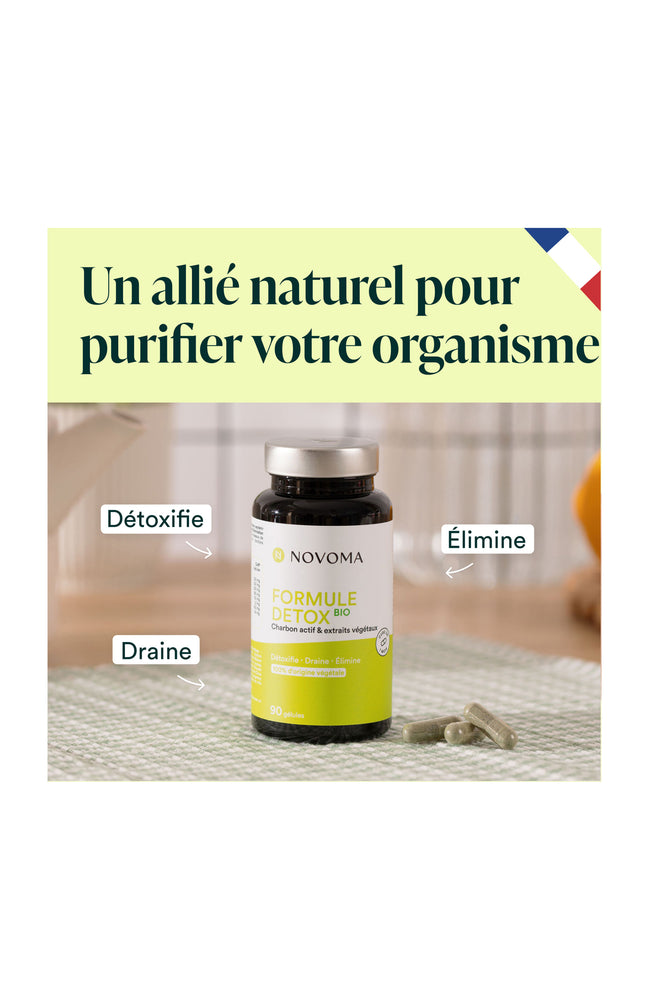 Formule Détox Bio - Charbon actif - 1 mois
