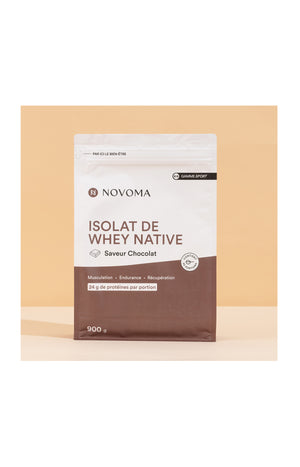 Isolat de Whey Native - Sport - Saveur chocolat - 3 x 900 g