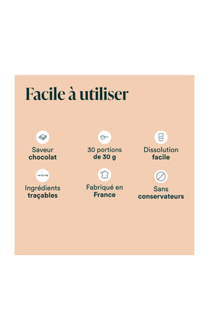 Isolat de Whey Native - Sport - Saveur chocolat - 3 x 900 g