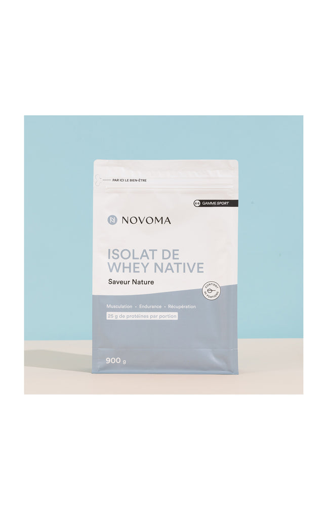 Isolat de Whey Native - Sport - Saveur nature - 3 x 900 g