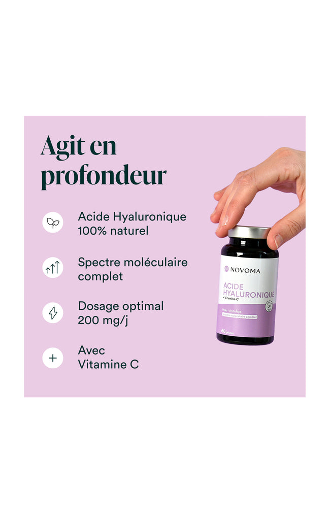 Acide Hyaluronique - Peau & anti âge - 1 mois