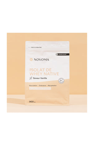 Isolat de Whey Native - Sport - Saveur vanille - 3 x 900 g
