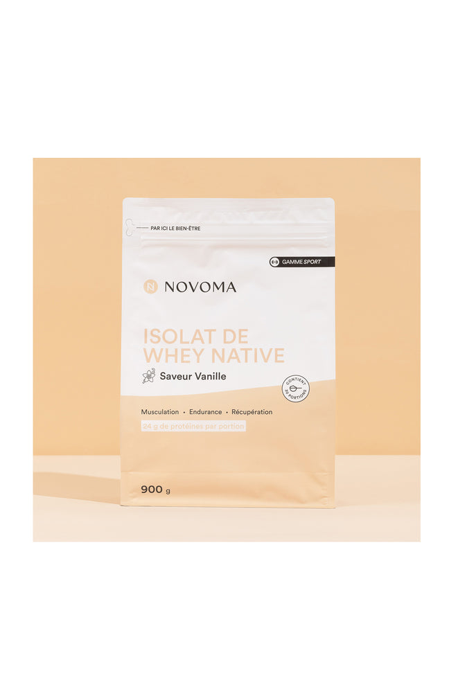 Isolat de Whey Native - Sport - Saveur vanille - 3 x 900 g
