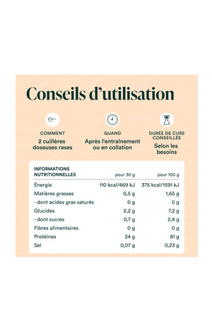 Isolat de Whey Native - Sport - Saveur vanille - 3 x 900 g