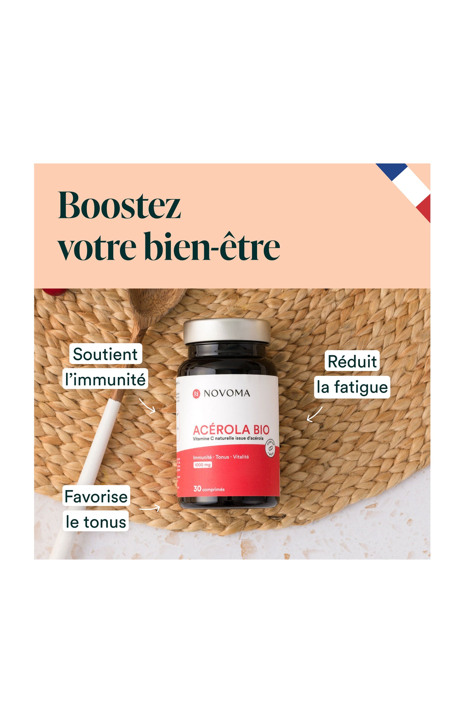 Acérola Bio - Immunité & vitalité - 1 mois