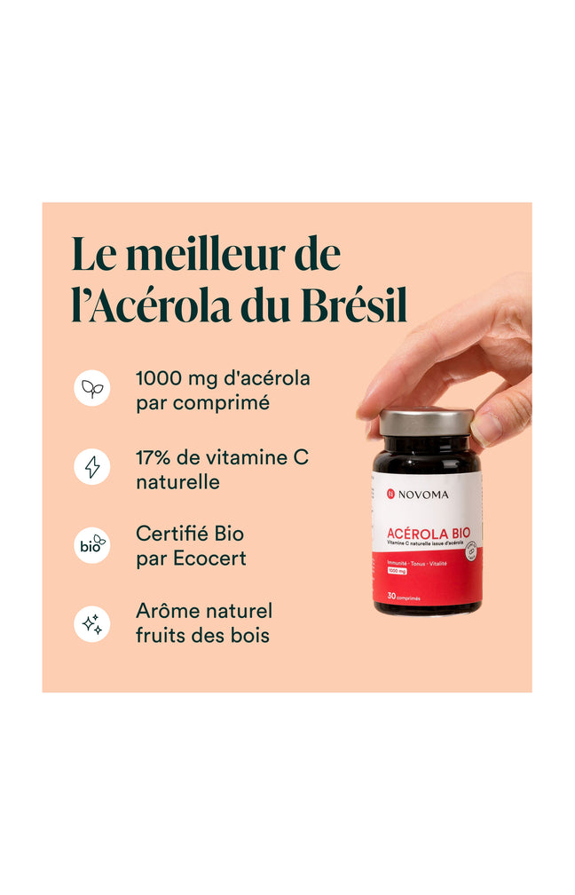 Acérola Bio - Immunité & vitalité - 1 mois