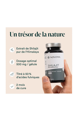 Shilajit - Système nerveux & immunité - 2 mois