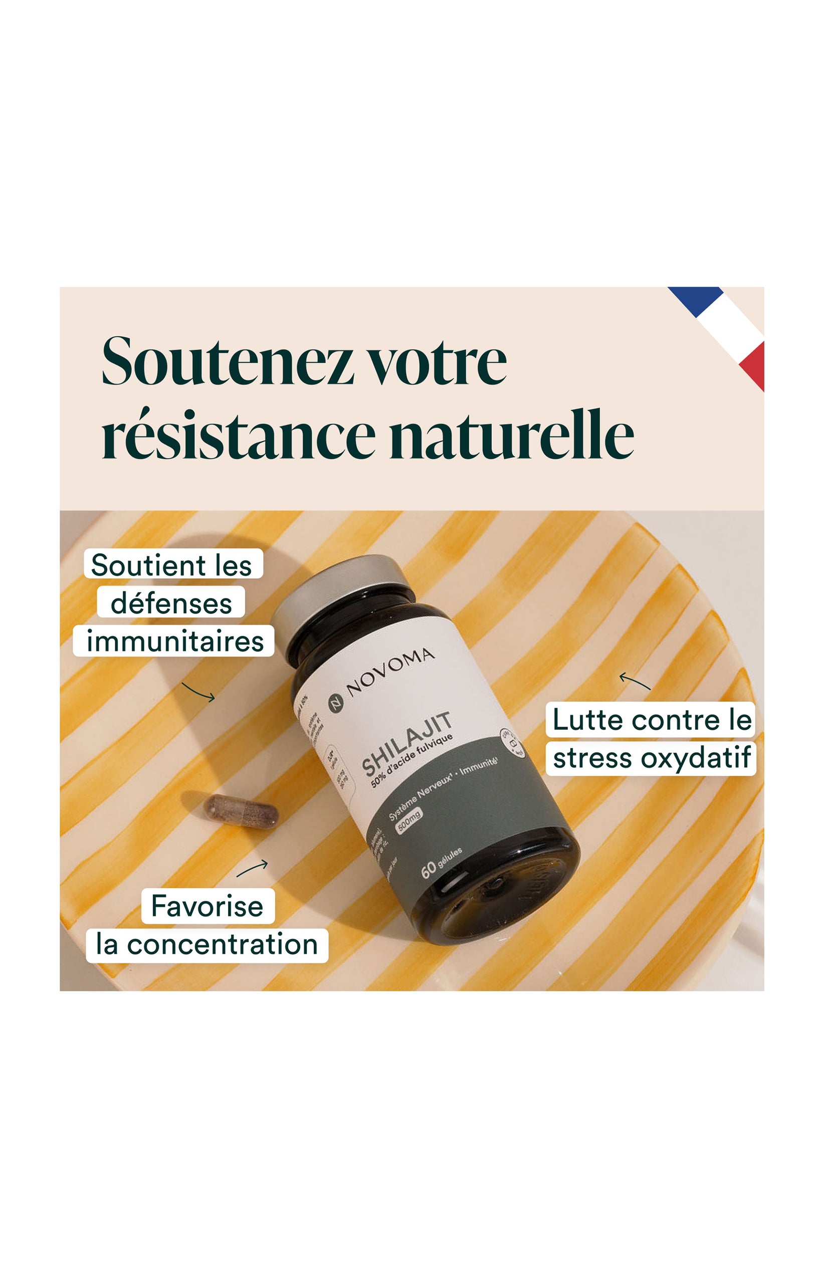 Shilajit - Système nerveux & immunité - 2 mois