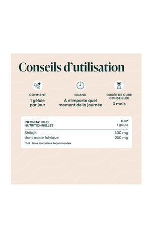 Shilajit - Système nerveux & immunité - 2 mois